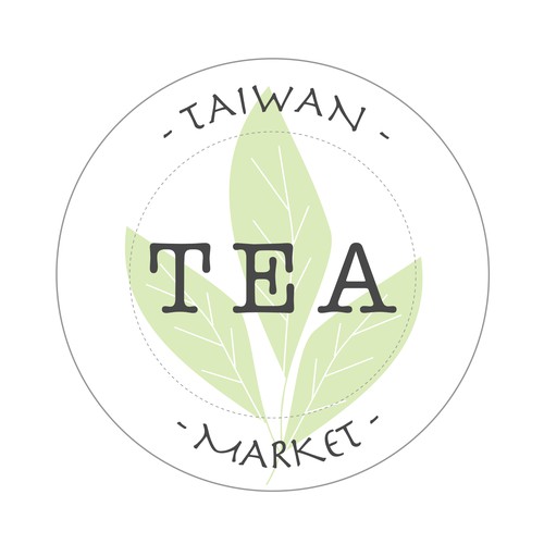 Simple and classic logo concept for a tea company. 