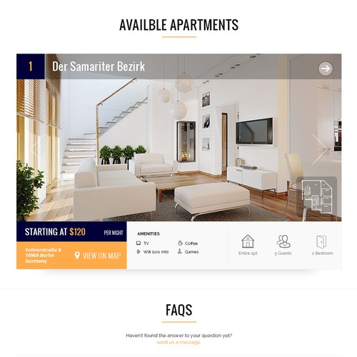 German Apartment Website 