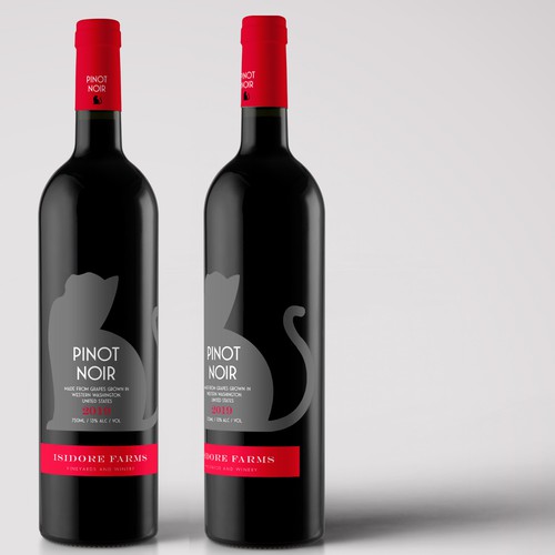 pinot noir wine label