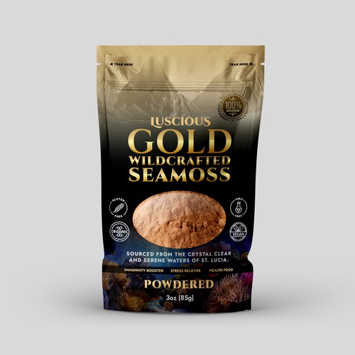 Seamoss Powder Packaging