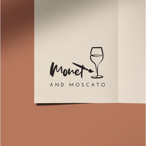 Bold, sketch-like logo design for an art studio