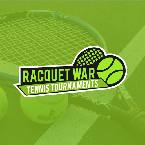 Logo for a tennis tournament