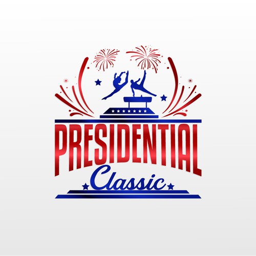  Modern Redesign of Presidential Classic Gymnastics Event Logo