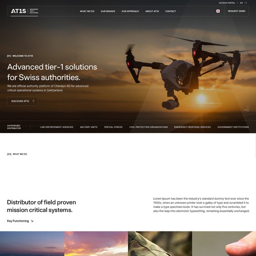 AT1S Website Design Concept