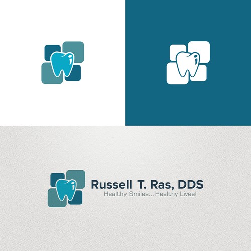 Logo concept for dental care.