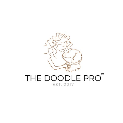 the doodle pro logo design
