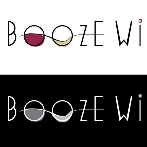 Logo/favicon for Boozewine.com, a wine website/blog.