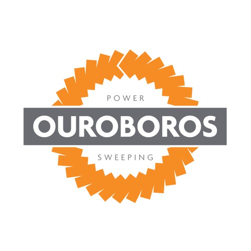 Logo concept for power sweeping company