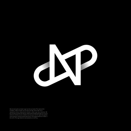N P lettermark logo