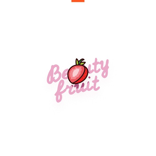 Beauty fruit youtube channel logo design