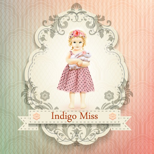 Create a Vintage / Retro Inspired Illustration/Logo for an upcoming little girls fashion store.