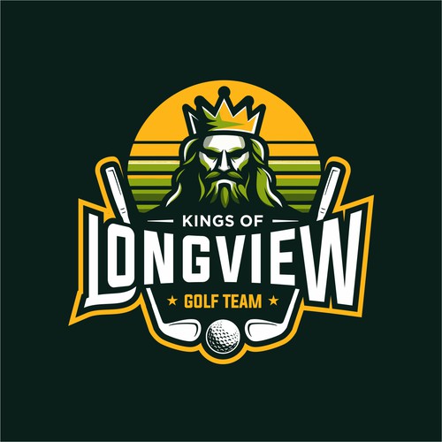 Golf team logo for King of longview