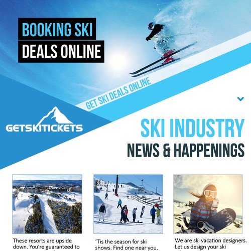 Ski Travel Company Email Template