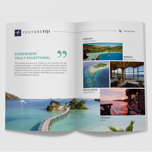 Design a Brochure for a Luxury Travel Brand