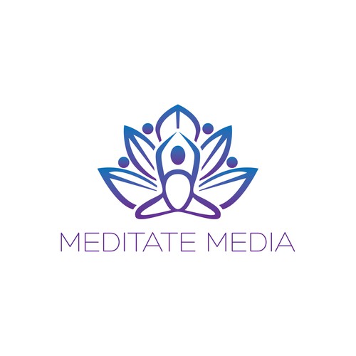 Meditate Media logo contest entry