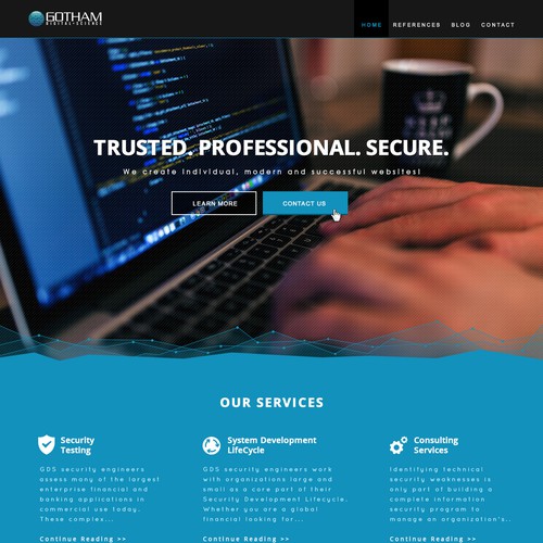 Landing Page Design for Gotham