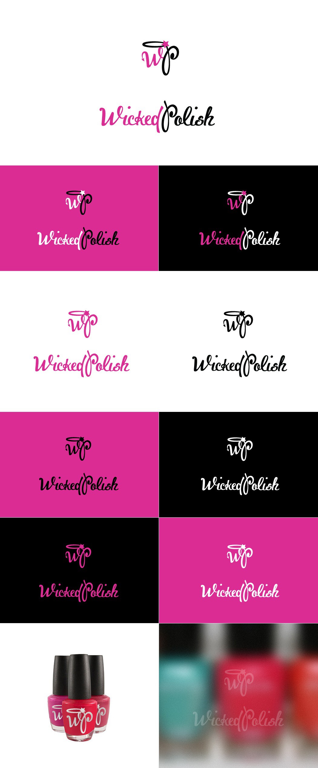 Wicked Polish needs you to create a vibrant, sassy logo for our nail polish company!