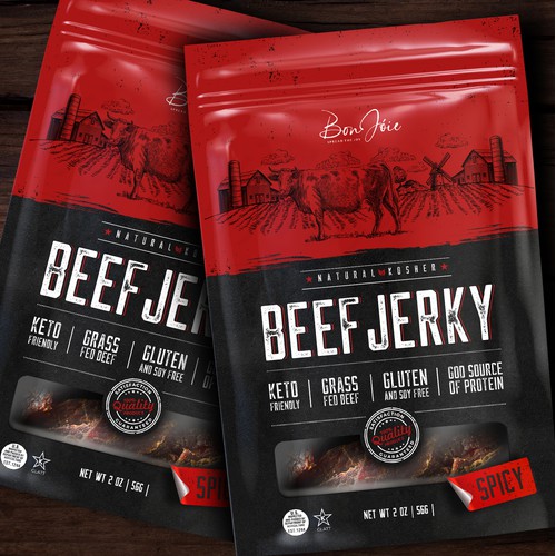 Beef Jerky Packaging Design