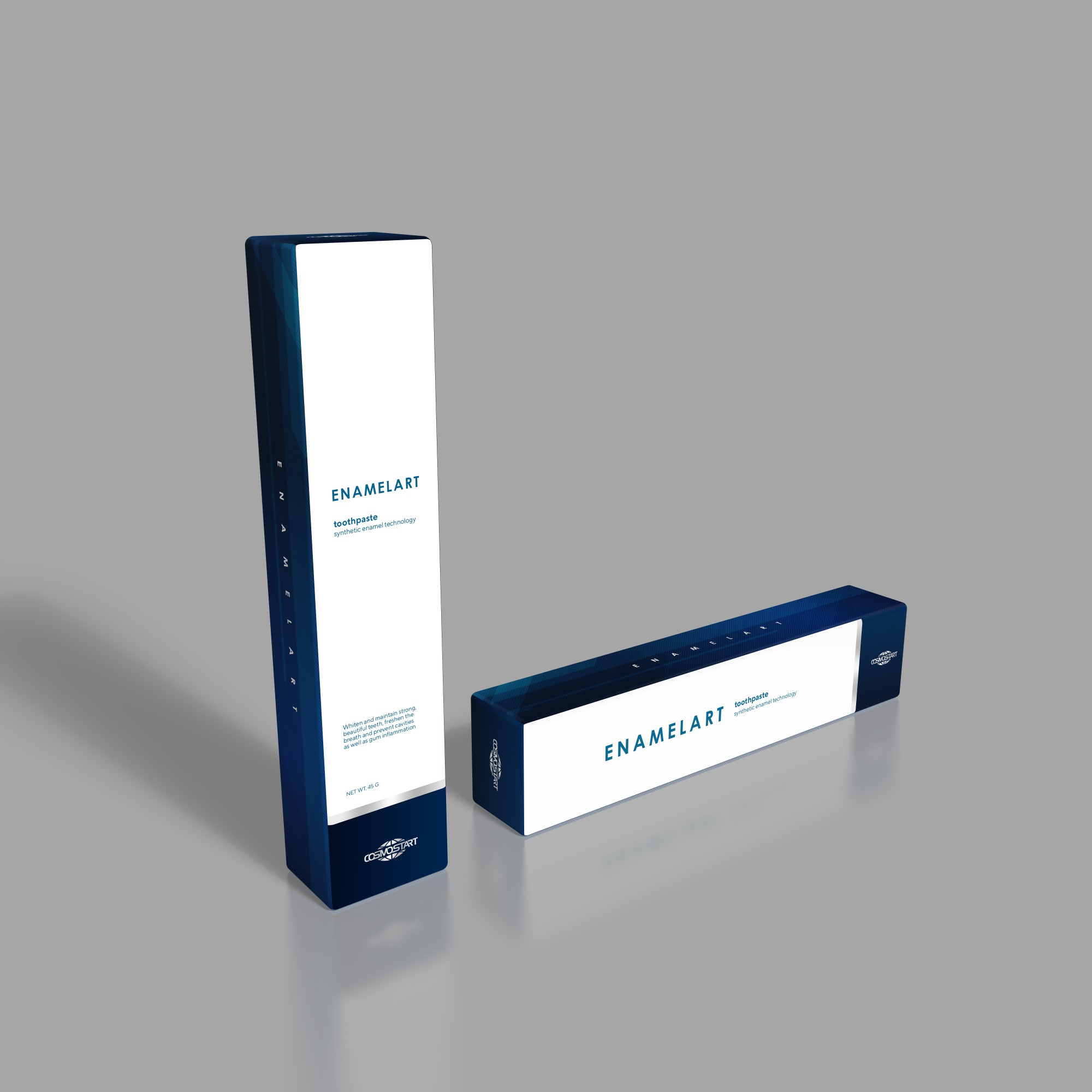 Design for tooth paste box