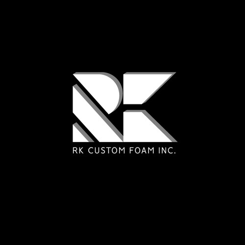 RK Custom Foam Inc. - Logo design