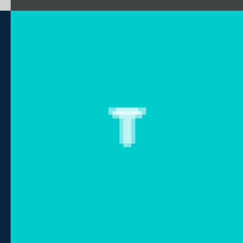 T logo design technology
