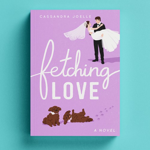 Illustrated cover for a Rom-Com novel