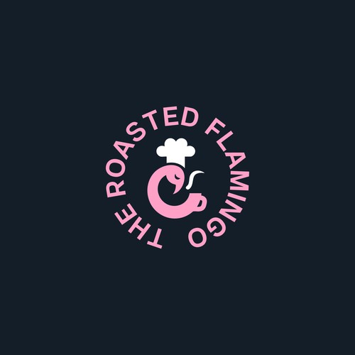 Logo for The Roasted Flamingo