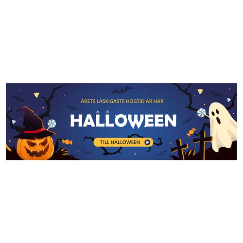 Halloween banner for website