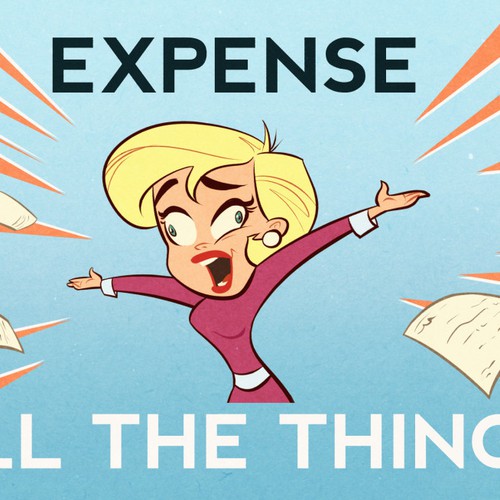 Life of an Entrepreneur Cartoon - Expense