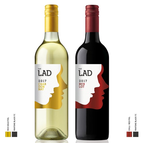 Label design for "The Lad"