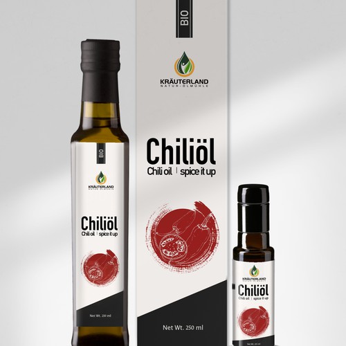 Label design for chili oil