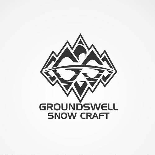  Craft snowboard brand logo project