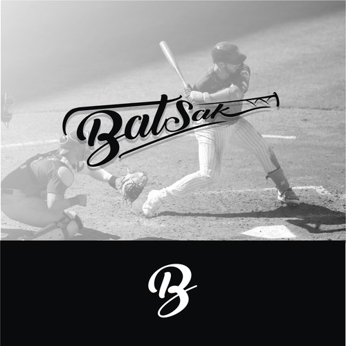 Simple, clever and modern design for baseball bat bag brand.