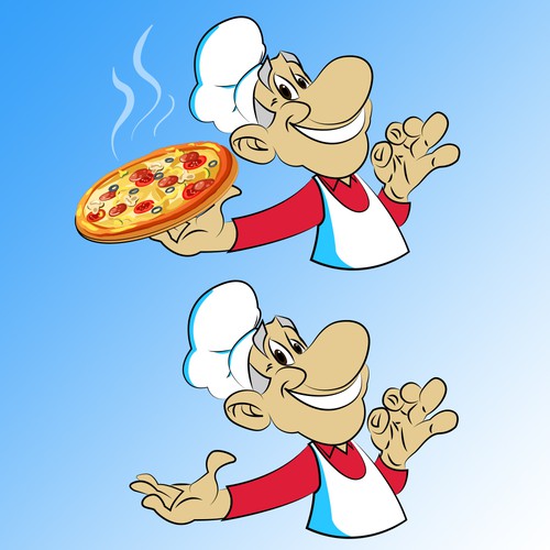 Character for a children's pizza