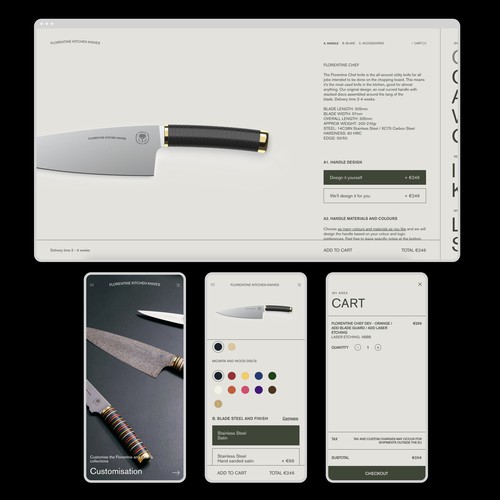 Florentine Kitchen Knives