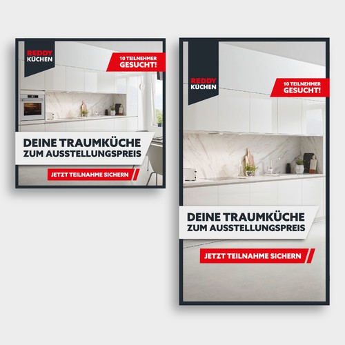 Banner/Post design for German kitchen store