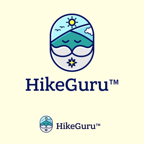 fun logo for hikeguru