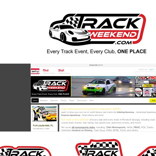 Create the next logo for trackweekend.com
