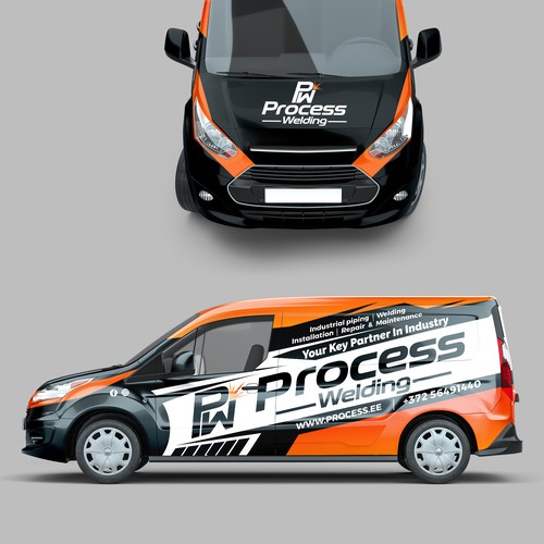 BOLD Vehicle Wrap Design For Process Welding