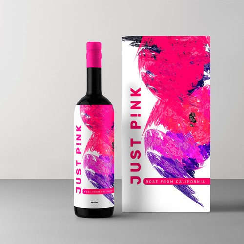 Label concept for women wine