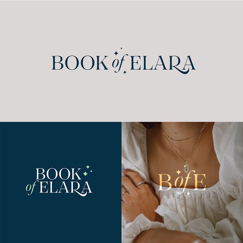 Book of Elara Logo Concept