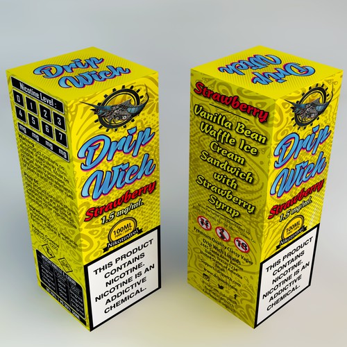 Drip Wich Product Label Redesign (Not a Logo Design).