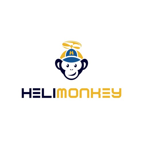Logo design concept for Helimonkey