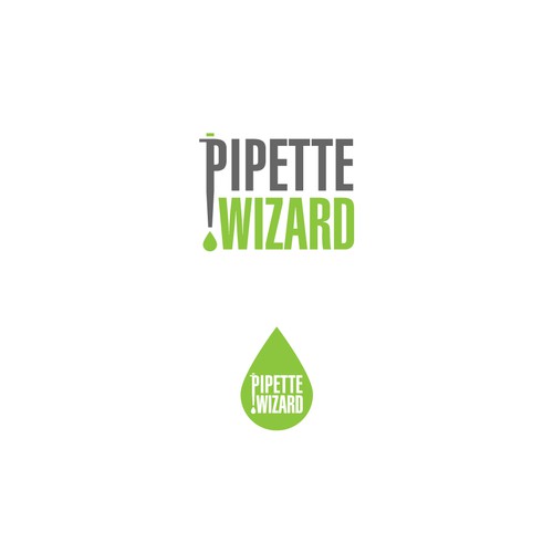 Logo concept for Pipette Wizzard