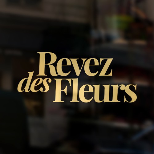 Logo concept for Revez des Fleurs