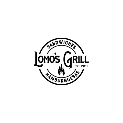 Logo Design for Sandwich and Burger Grill.
