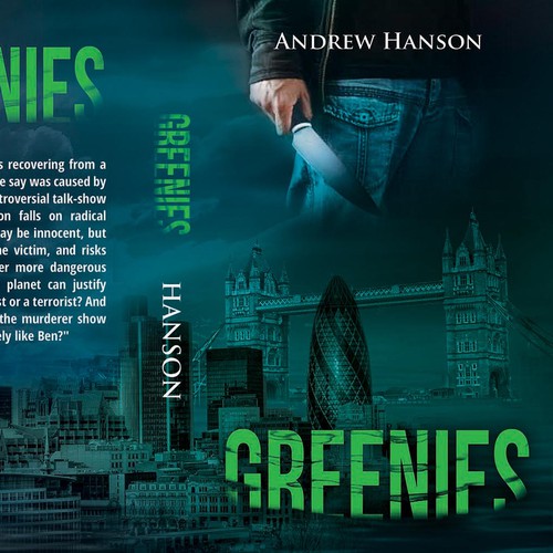 A green thriller needs a book cover!