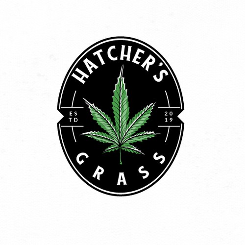 Hatcher's Grass Logo Design