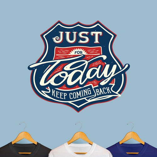 Just For Today T-Shirt Logo Design