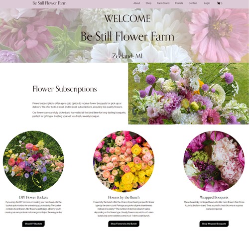 E-commerce Website - Flower Farmer